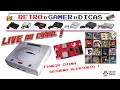 Live ! Direto do SEGA SATURNO com MOD VÍDEO COMPONENTE e FENRIR - jogando alguns jogos aleatórios !