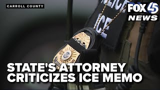 Carroll County State's Attorney criticizes AG Brown's memo on immigration enforcement