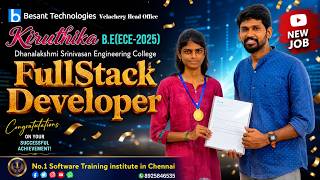 Full Stack Developer Course in Chennai for Fresher with Placement | Besant Technologies Velachery