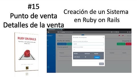 Ver detalle de ventas | Creación de un sistema administrativo en Ruby on Rails.