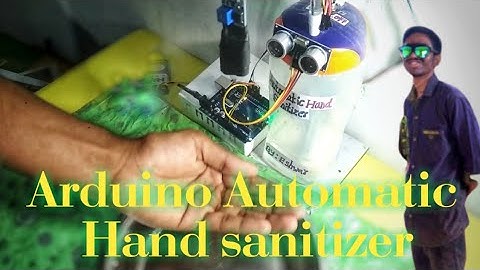 Arduino Automatic Hand sanitizer Projects /Tamil /Useful project/MSS Electronic YouTube channel