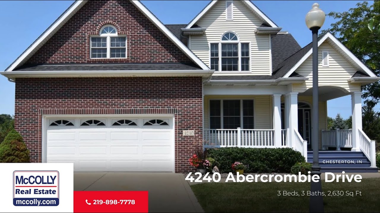 4240 Abercrombie Drive, Chesterton, IN MLS 506086 McColly YouTube