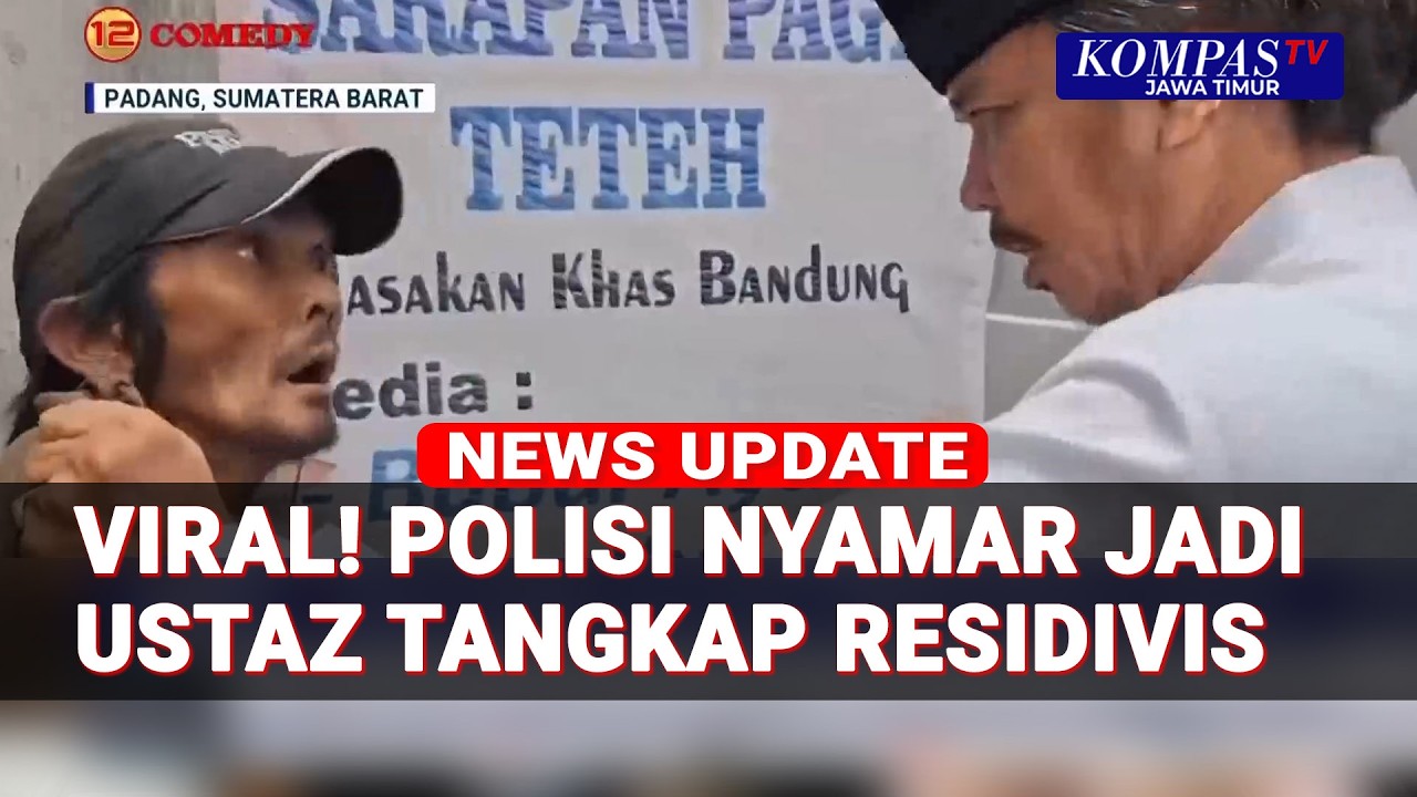 Polisi Menyamar Jadi Ustaz, Residivis Pencuri Ditangkap Tanpa Perlawanan!