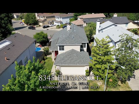 8345 Elegans Ct, Antelope, CA home video tour