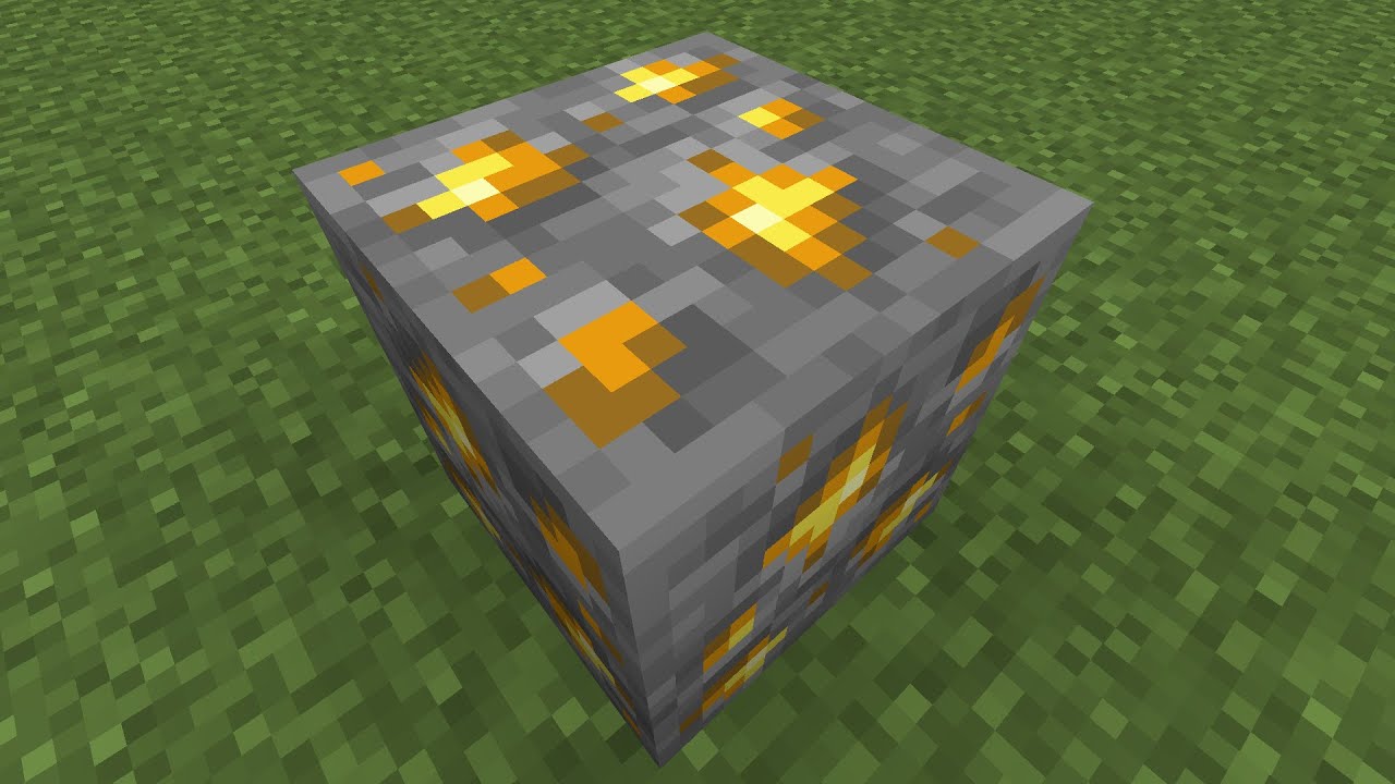 Minerais d'Or Minecraft - YouTube