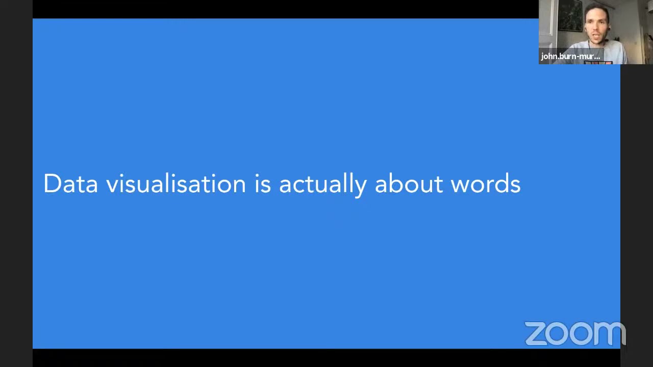 John Burn-Murdoch: data visualisation is about words