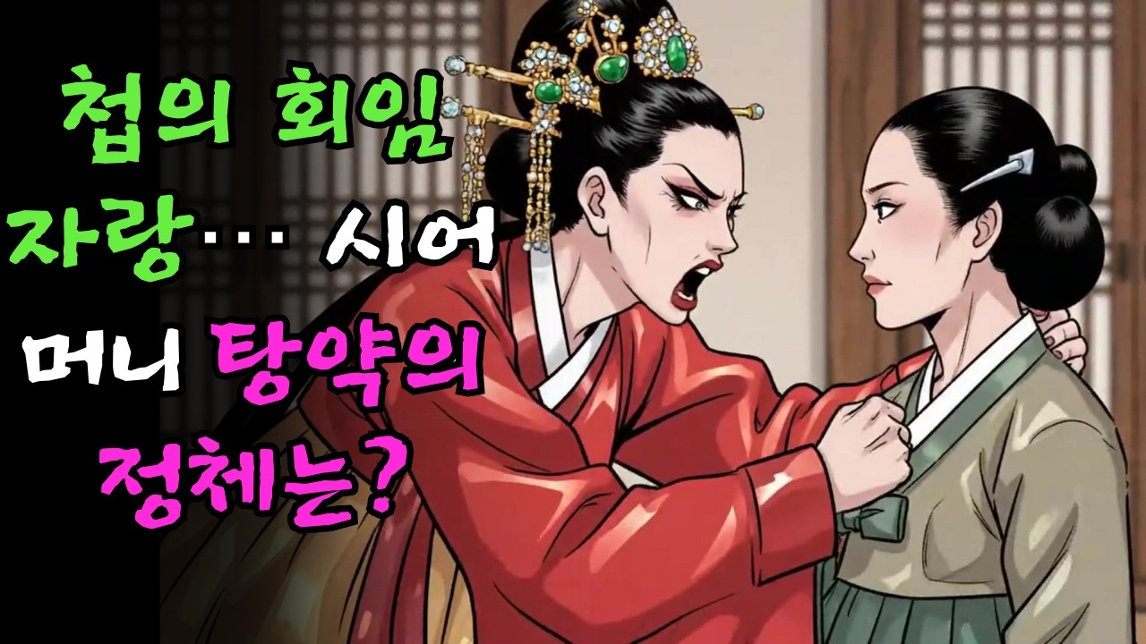 본처의 뺨을 때린 첩… 회임을 자랑하자 시어머니가 내민 탕약의 정체! |야담 |옛날이야기 |민담 |전설 | 설화 | 오디오북.