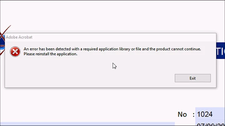How to Fix Acrobat XI Pro Error "An error has been detected with a required application library " - DayDayNews