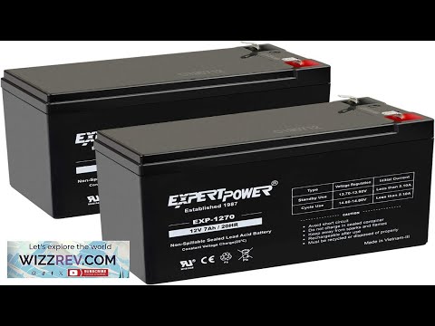 ExpertPower Standard 12V 7AH Rechargeable SLA Battery EXP1270 2 Review 