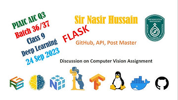 PIAIC AIC Q3 Batch 36/37 Deep Learning Class 9 20230924 Sir Nasir Hussain