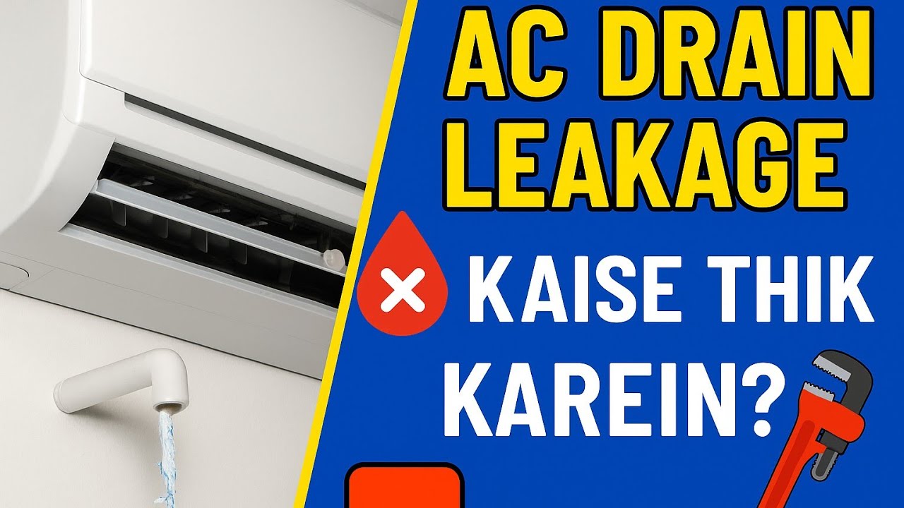 AC Drain Leakage Kaise Thik Karein? 100% Working Solution | Hindi Repair Guide 