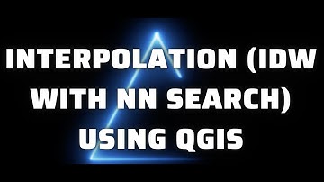 Interpolation(IDW) with NN (Nearest Neighbor) searching using QGIS