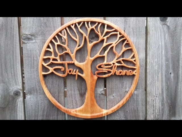 Tree Of Life with names on recycled pine, scroll saw project.. - YouTube tree-of-life-with-names-on-recycled-pine-scroll-saw-project-youtube