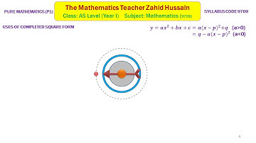 Quadratics 4 A Level Mathematics by Zahid Hussain