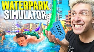 I'm buying an abandoned water park!! Waterpark Simulator #1 screenshot 2