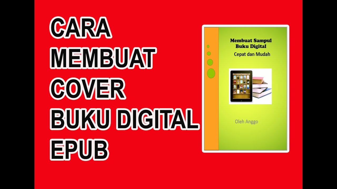 Cara Membuat Sampulcover Buku Digital Epub Dengan Power Point Youtube