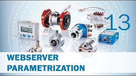 Additional Encoder Functions Part (13/14) Webserver parametrization | SICK AG