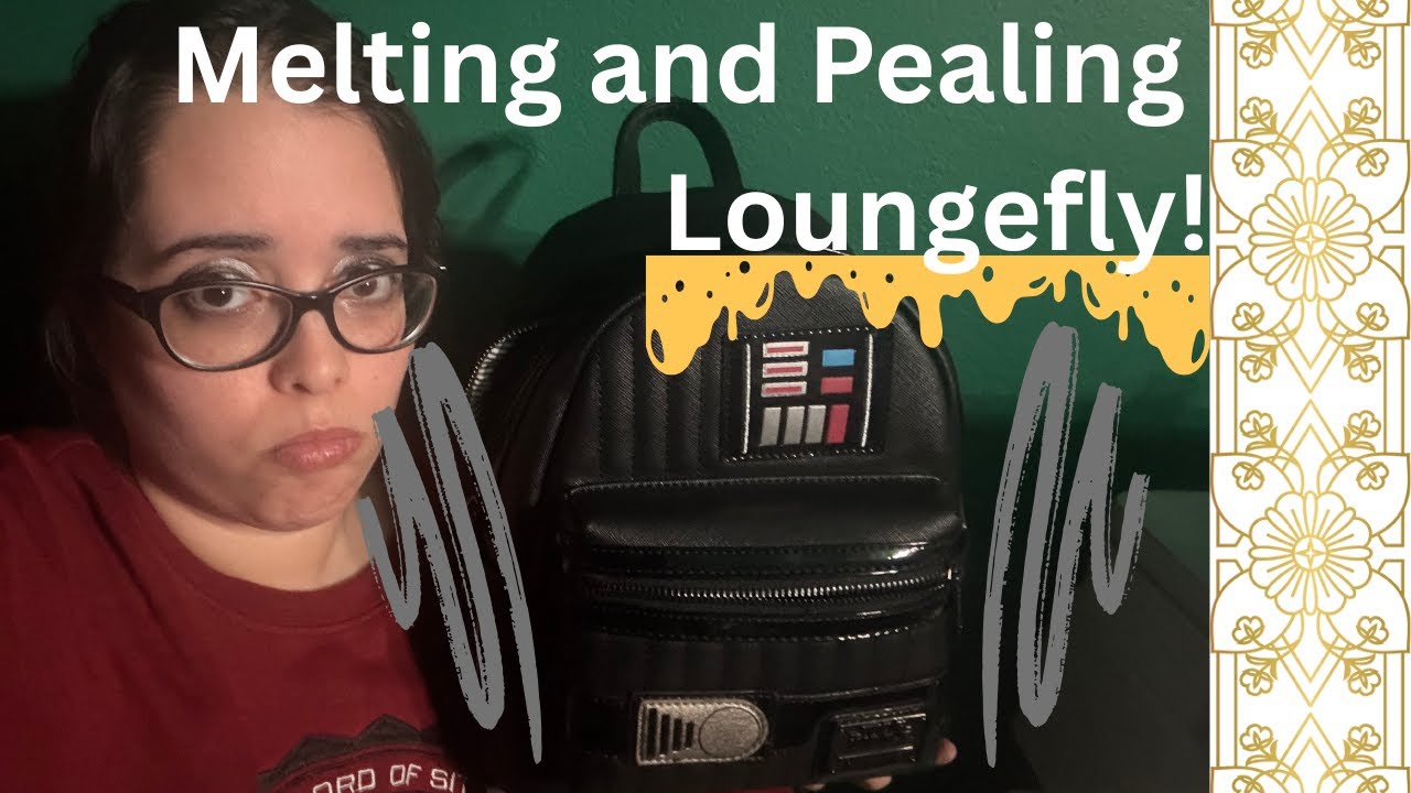 Melting and Pealing, Darth Vader Loungefly Mini Back Pack Major Fail! | Odalys Nahir