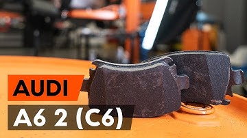 Wie AUDI A6 2 (C6) Bremsbeläge hinten / Bremsklötze hinten wechseln [AUTODOC TUTORIAL]