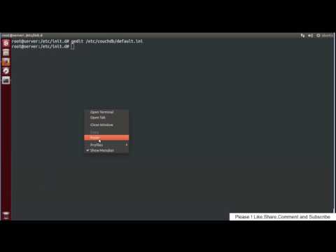 CouchDB installation On Ubuntu 16