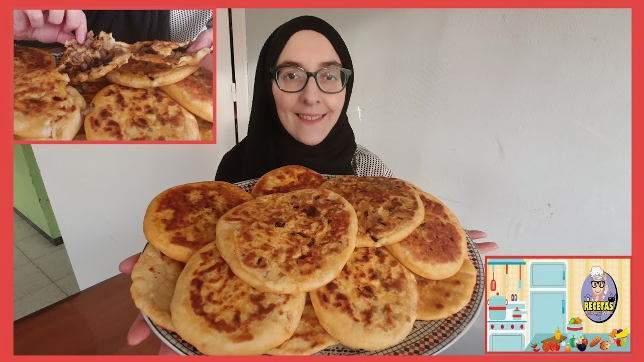 RECETA TRADICIONAL!!PANECILLOS RELLENOS SIN HORNO, RELLENOS CON SOBRAS DE CARNE