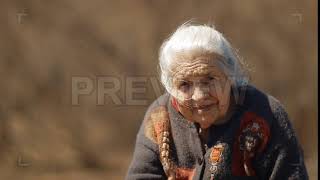 Happy Old Woman | Stock Video - Motion Array