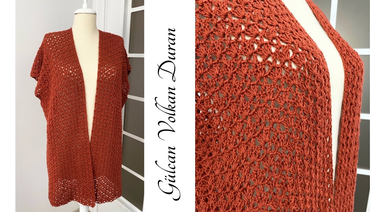 MUHTEŞEM OLDU 🤩 YAZLIK SALAŞ KOLAY TIĞ İŞİ ÖRGÜ YELEK YAPIMI