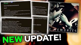 MAJOR UPDATE | KOLOSSOS, TRIPWIRE, EGGMAN, TAILS AND CREAM CHANGES... (Outcome Memories Roblox)