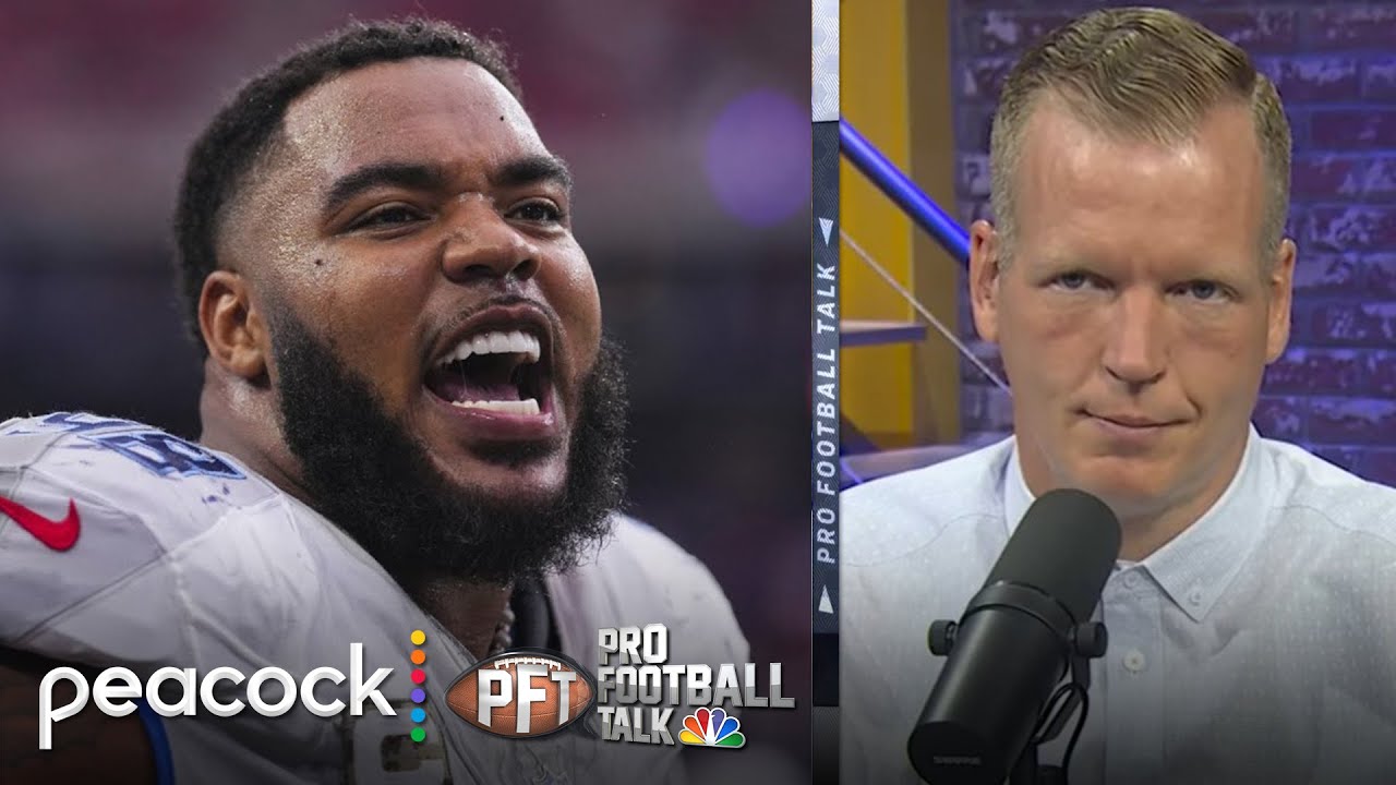 Tennessee Titans’ Cam Ward scuffles with Jeffery Simmons in camp | Pro Football Talk | NFL on NBC