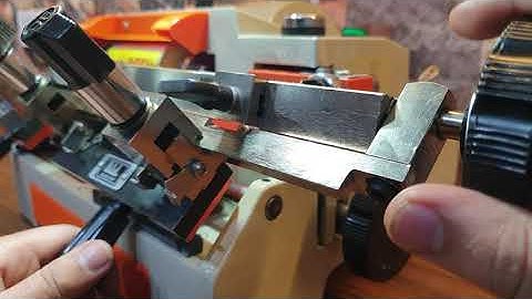 How to Put Rotary Clamp In Defu 100 E1 Double Cutter Key Duplication Machine | Quba Keys