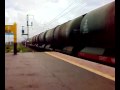 Twin WDG3A hauling BTPN rake at a good speed!