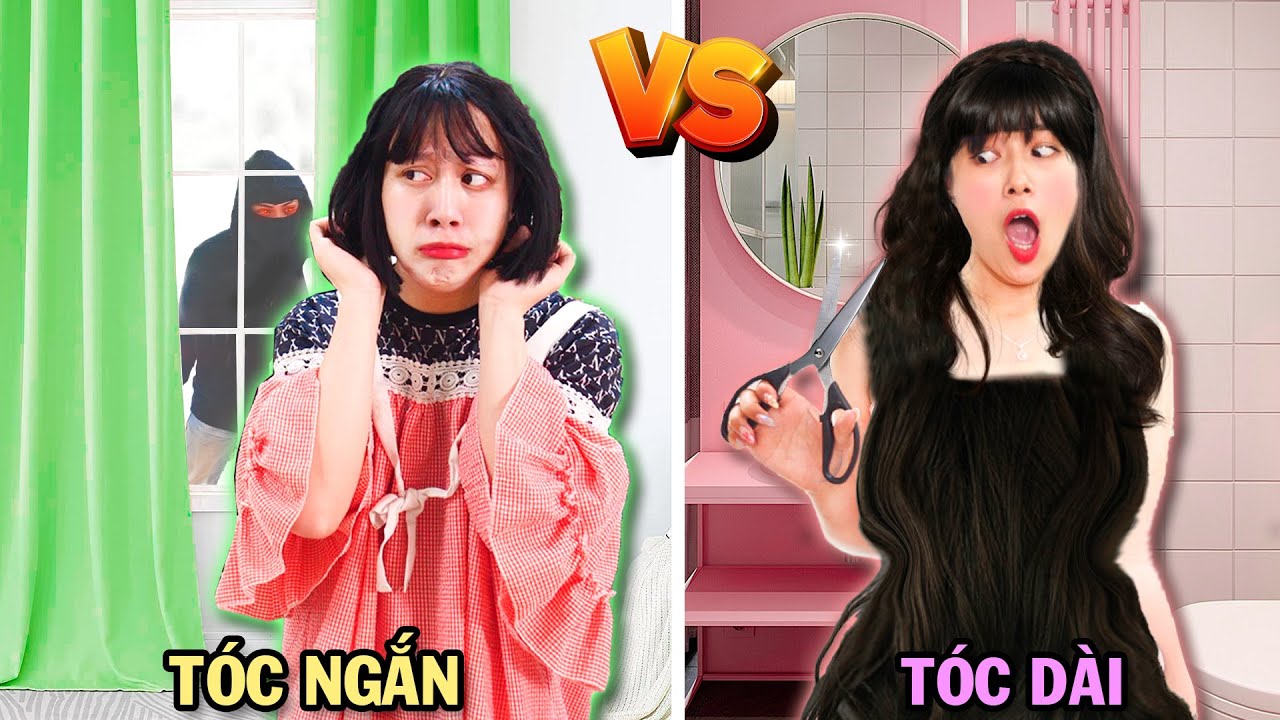 Cô Nàng TÓC NGẮN vs TÓC DÀI và những tình huống dở khóc dở cười !!! | Tổng quát các thông tin về toc ngan cho nam đúng nhất