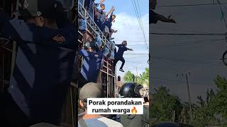 ARG porak porandakan rumah warga ngamuk lepas kendali🔥 #horeg