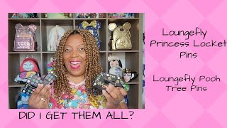 Disney Loungefly Princess Locket and Pooh Tree Blind Box Pin Unboxing