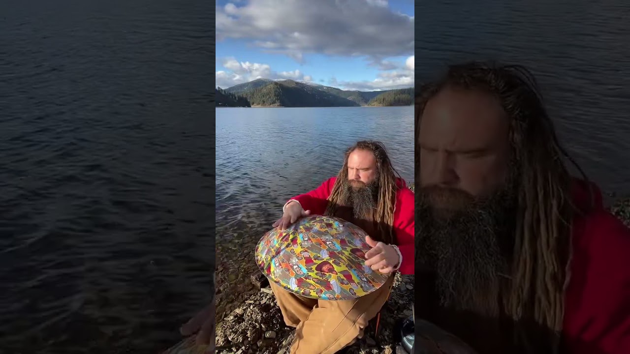 Water Sounds & Handpan Music for an Hour 🌊🛸🌊