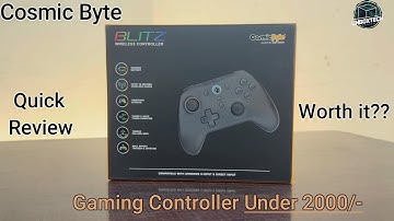 Cosmic Byte Blitz Gaming Controller Unboxing & Review | Best Controller Under ₹2000?