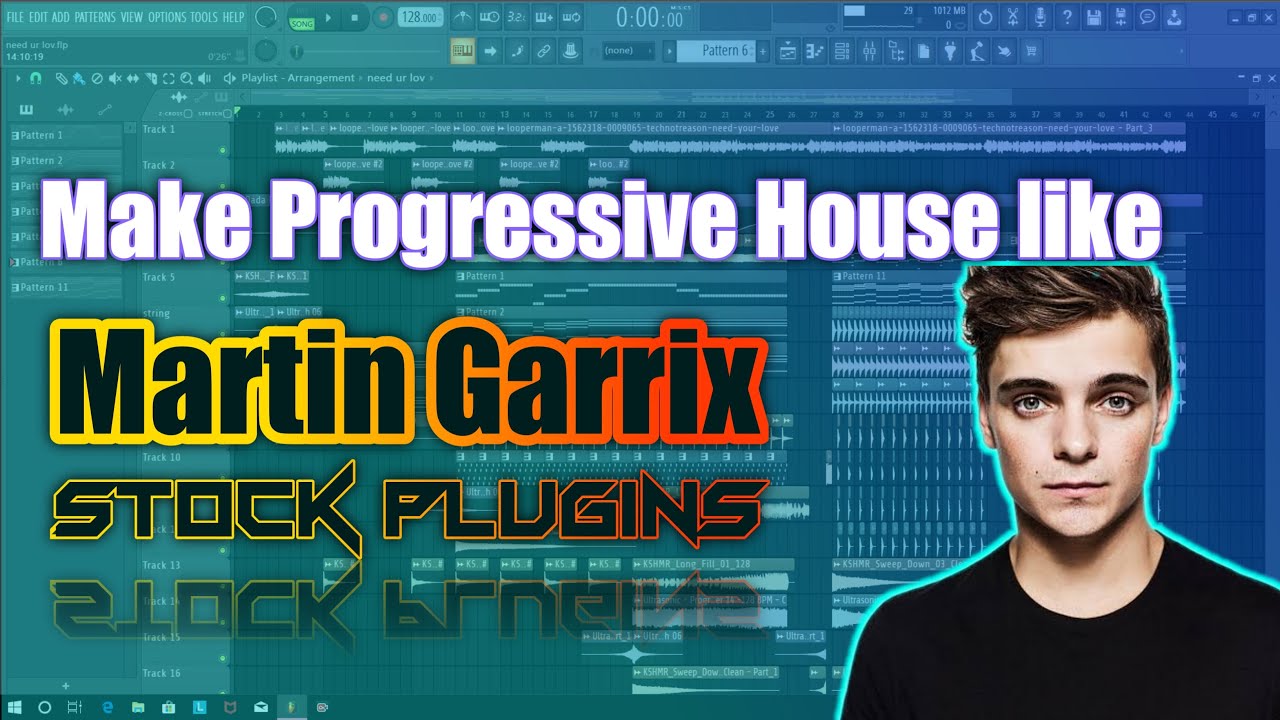How to make Progressive House Like Martin Garrix | Using Stock plugins | Fl Studio
