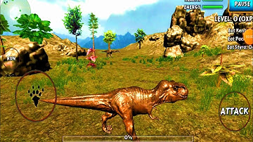 Dinosaur Simulator Jurassic Survival - Dinosaur Tyrannosaurus T-Rex - Android Gameplay #1