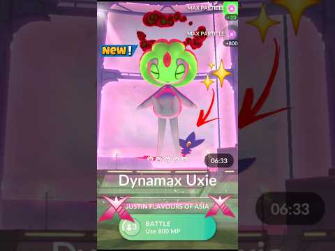 Pokémon GO: How to Defeat Dynamax Uxie in Max Battles