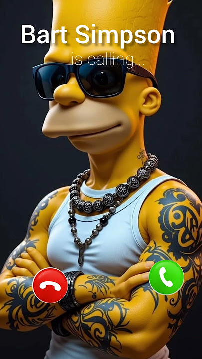 Bart Simpson is calling #ringtone #music #smartphone #memes #funny #bartsimpson