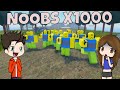 CONSTRUYO MI PROPIO EJERCITO DE NOOBS EN ROBLOX CON @Melina  | #Megusto