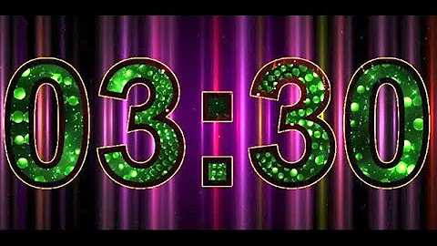 3 Minute and 30 seconds Timer with Music