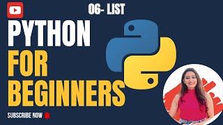 Lecture 6: Python for Beginners [2025] – LIST