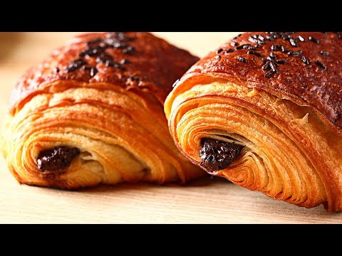 Napolitanas de chocolate -  SUB 🇬🇧 Chocolate Croissants - Pain au chocolat