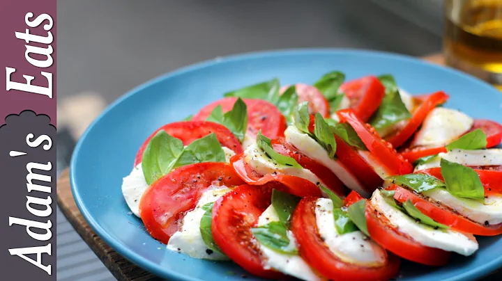 How to make caprese salad | Italian tomato and mozzarella salad