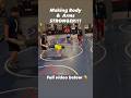 Making Body & Arms STRONGER with Coach Mike!!! #shorts