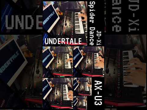 シンセサイザー JD Xi で即席Spider Dance 一人で弾いてみた Shorts 演奏してみた Synthesize UNDERTALE