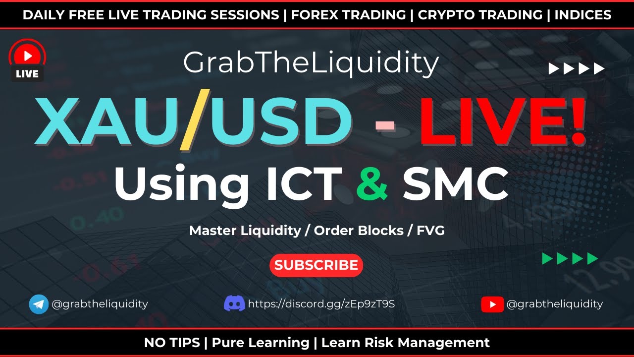Live XAU/USD & Gold - 23-01-25 | Forex Trading Live | ICT & SMC | Grab ...