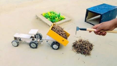 diy tractor trolley loading new technology science project @keep villa