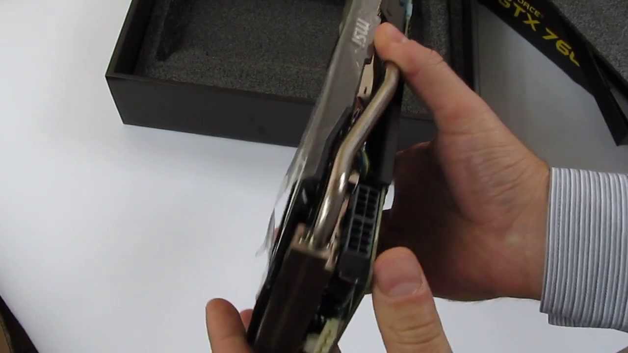 Видеокарта MSI GeForce GTX 760 (N760 HAWK) | unboxing